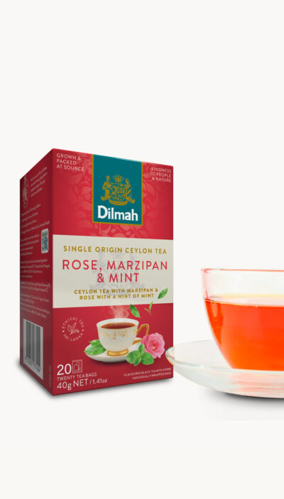 Dilmah Rose, Marzipan & Mint, Single Origin Ceylon Black Tea