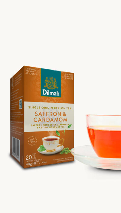 Dilmah Saffron & Cardamom, Single Origin Ceylon Black Tea