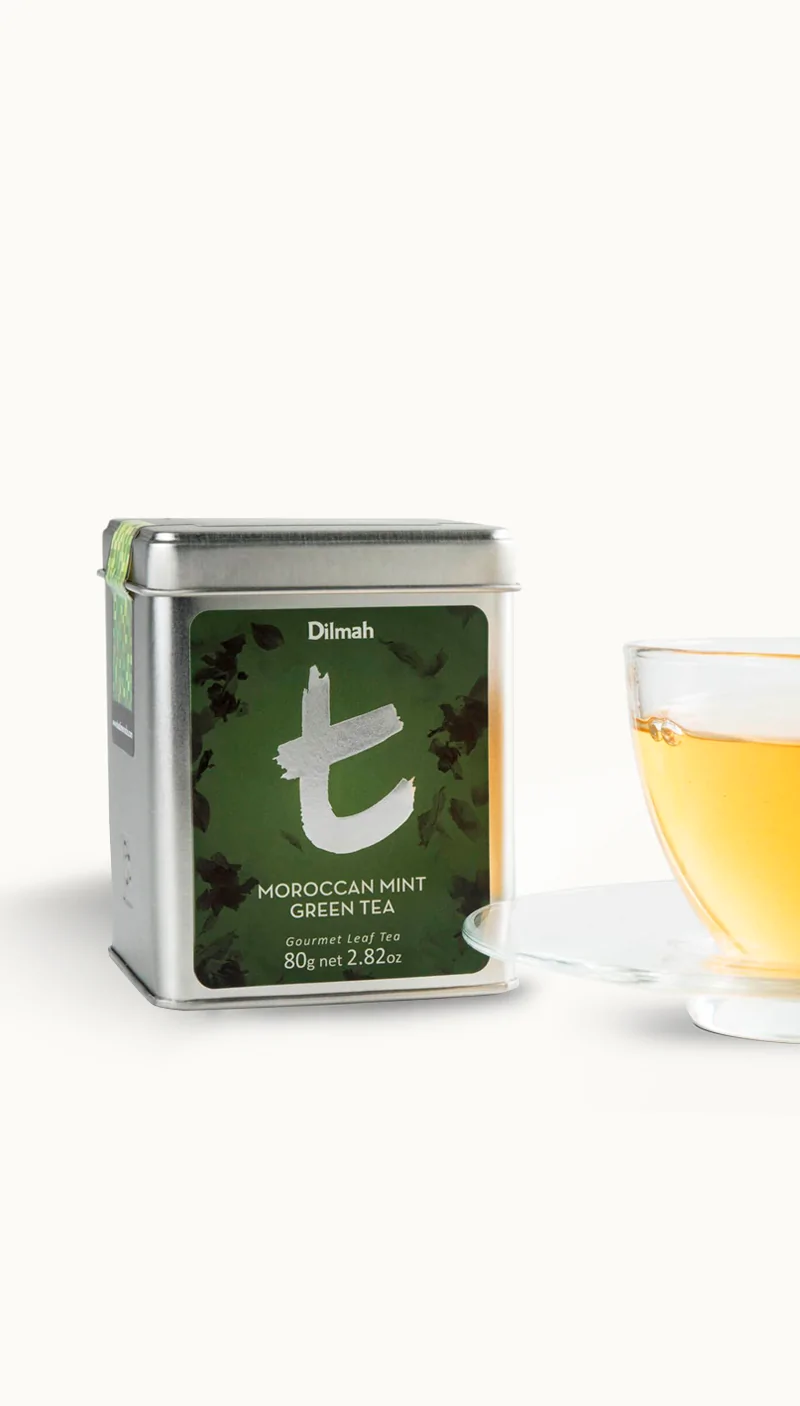 t MOROCCAN MINT GREEN TEA