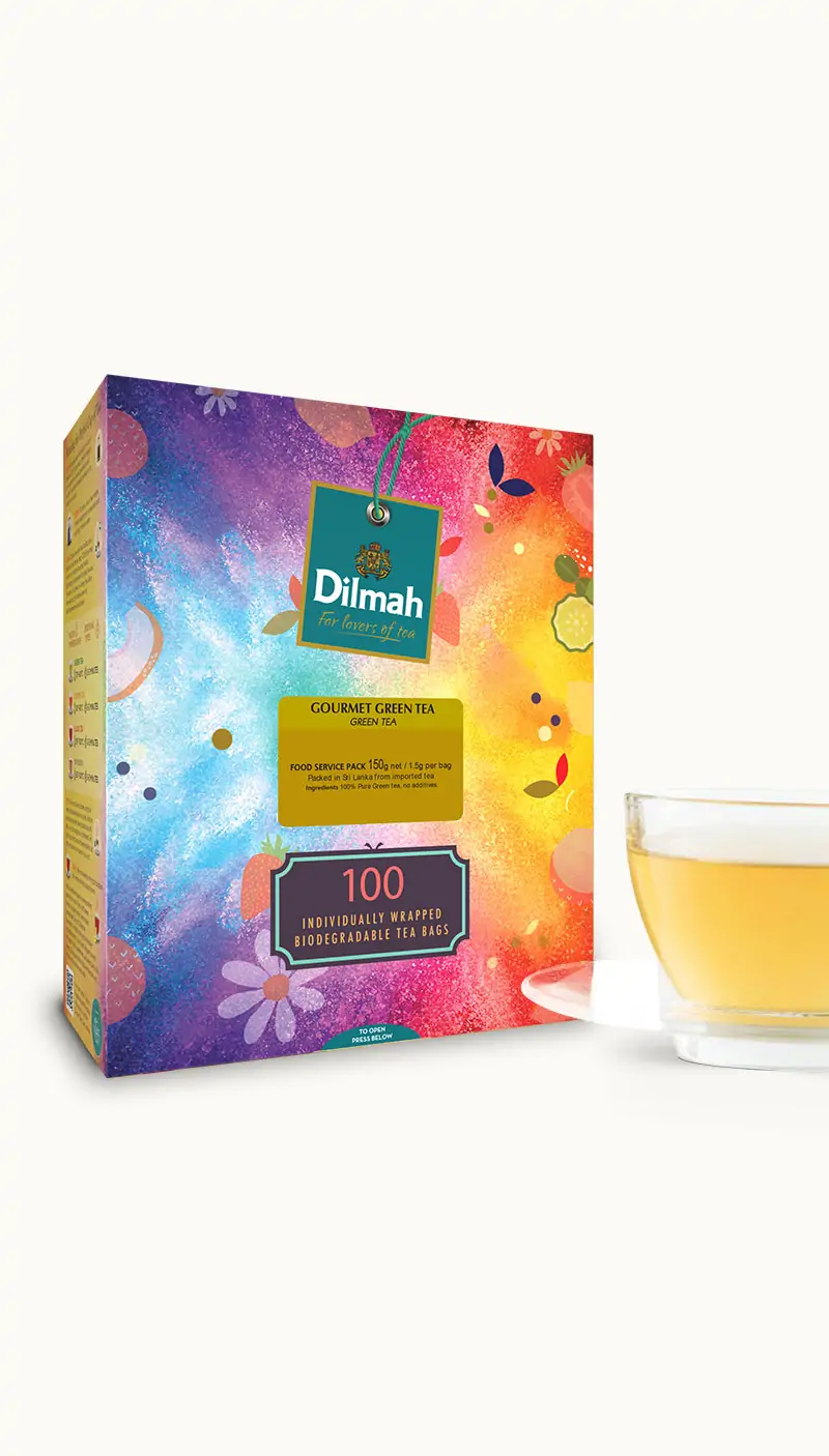 PURE GREEN TEA 100 PAPER ENVELOPE BIODEGRADABLE